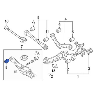 Hyundai OE - Front Forward Suspension Control Arm Bushing