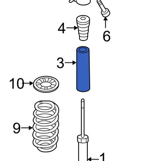 Hyundai OE - Rear Suspension Shock Absorber Bellows