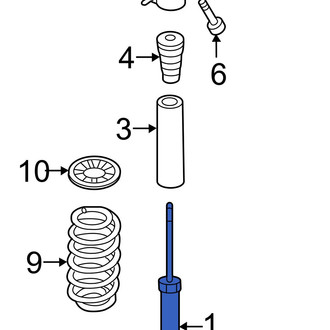 Hyundai OE - Rear Suspension Shock Absorber