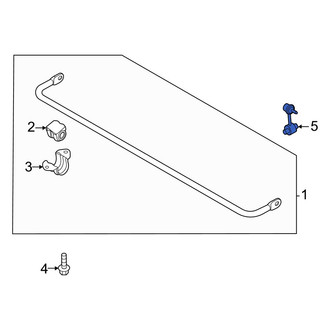 Hyundai OE - Front Suspension Stabilizer Bar Link