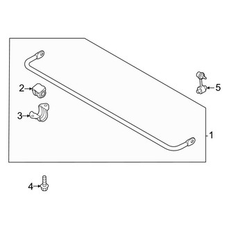 Hyundai OE - Rear Suspension - Stabilizer Bar & Components (Multi-Link)