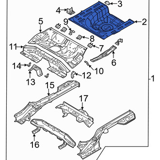 Hyundai OE - Rear Spare Tire Compartment