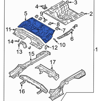 Hyundai OE - Front Floor Pan
