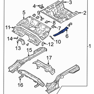 Hyundai OE - Rear Floor Pan Reinforcement