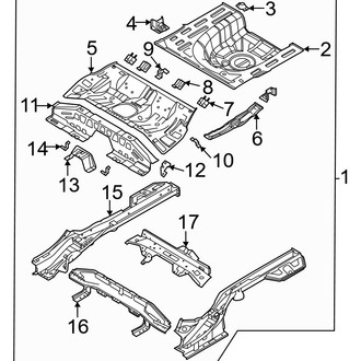 Hyundai OE - Rear Body & Floor - Floor & Rails (Korea Built)