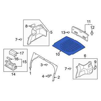 Hyundai OE - Rear Trunk Mat