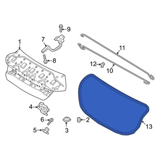 Hyundai OE - Rear Deck Lid Seal