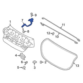 Hyundai OE - Rear Left Deck Lid Hinge