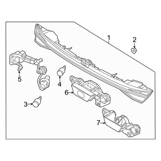 Hyundai OE - Rear Lamps - Backup Lamps (USA Built), (SEL)