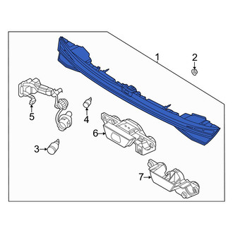 Hyundai OE - Rear Back Up Light Assembly