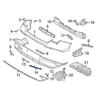 Hyundai OE - Rear Right Reflector Panel