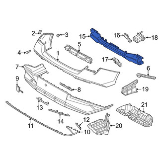 Hyundai OE - Rear Bumper Impact Bar