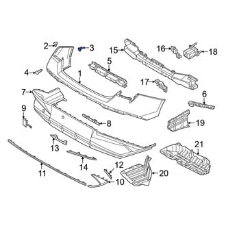 Hyundai OE - Bumper Cover Grommet
