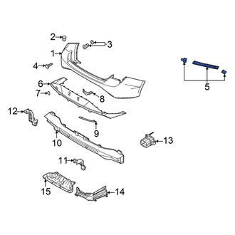 Hyundai OE - Rear Right Upper Bumper Cover Bracket