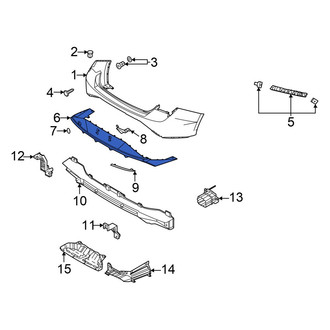 Hyundai OE - Rear Lower Bumper Cover