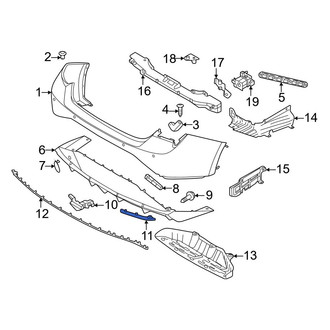 Hyundai OE - Rear Left Reflector Panel