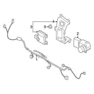 Hyundai OE - Rear Bumper - Electrical Components