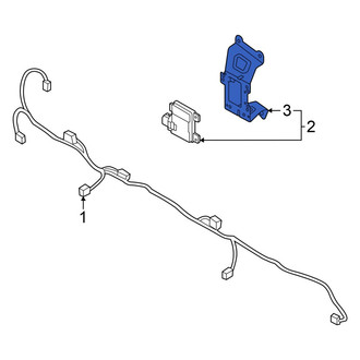Hyundai OE - Left Blind Spot Detection System Warning Sensor Bracket