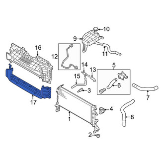 Hyundai OE - Front Lower Radiator Support Air Deflector