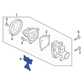 Hyundai OE - Engine Water Pump Gasket