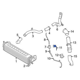 Hyundai OE - Vacuum Line Bracket