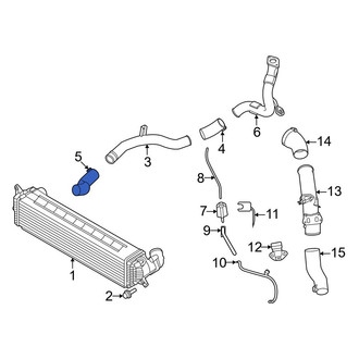 Hyundai OE - Lower Intercooler Pipe