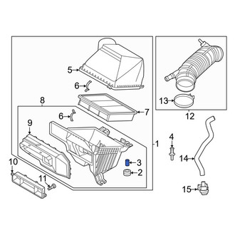 Hyundai OE - Air Filter Housing Sleeve