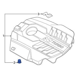 Hyundai OE - Engine Cover Insulator
