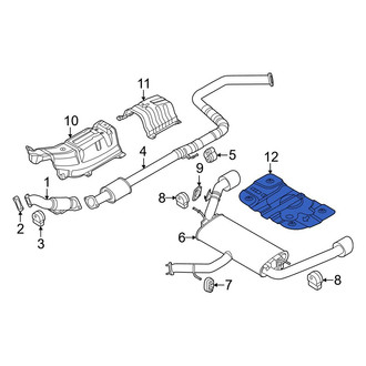 Hyundai OE - Rear Floor Pan Heat Shield