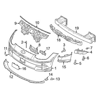 Hyundai OE - Front Bumper & Grille - Bumper & Components