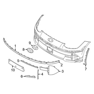 Hyundai OE - Front Bumper & Grille - Exterior Trim