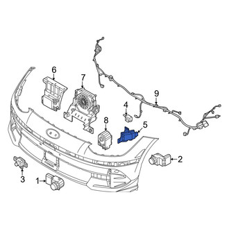 Hyundai OE - Front Left Collision Warning Sensor