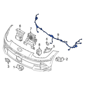 Hyundai OE - Front Parking Aid System Wiring Harness