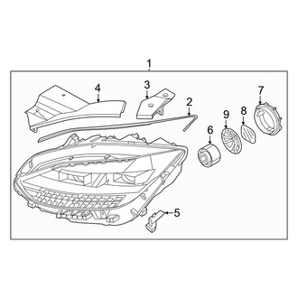 Hyundai OE - Front Lamps - Headlamp Components