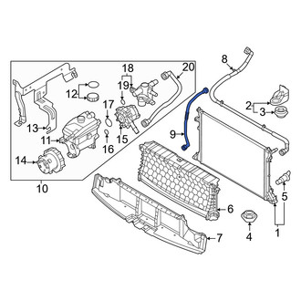Hyundai OE - Lower Radiator Coolant Hose