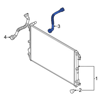 Hyundai OE - Upper Radiator Coolant Hose