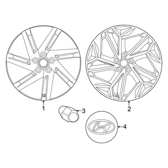 Hyundai OE - Wheels (Limited / SEL)