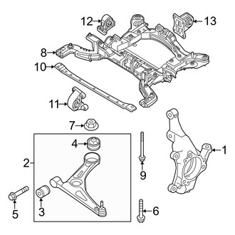 Hyundai OE - Front Suspension - Suspension Components (Limited / SE / SEL RWD)