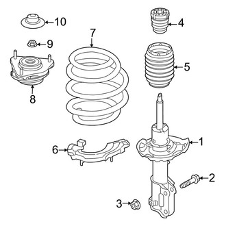Hyundai OE - Front Suspension - Struts & Components (RWD)