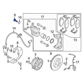 Hyundai OE - Axle Hub Mounting Bolt