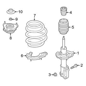 Hyundai OE - Front Suspension - Struts & Components (AWD)