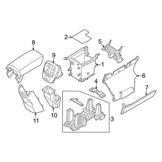 Hyundai OE - Rear Console