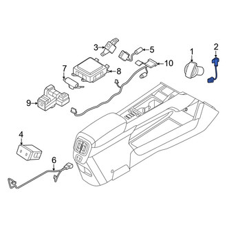Hyundai OE - Front 12 Volt Accessory Power Outlet Connector