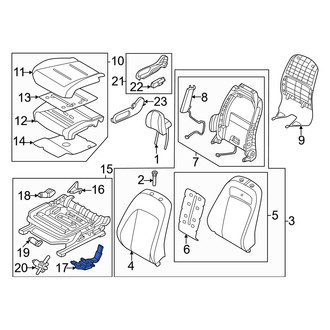 Hyundai OE - Front Right Climate Controlled Seat Duct