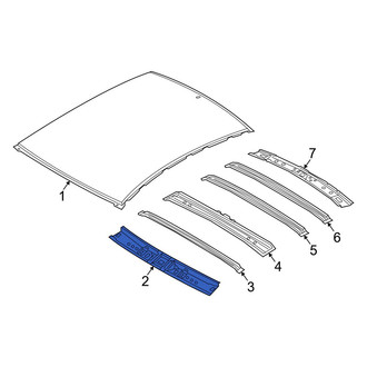 Hyundai OE - Front Roof Header Panel
