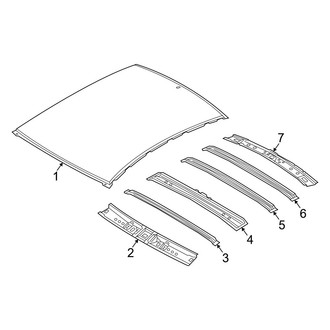 Hyundai OE - Roof & Components (W/O Panoramic Roof)