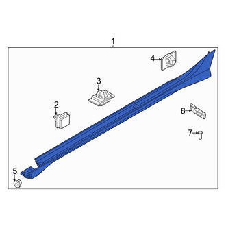 Hyundai OE - Right Rocker Panel Guard