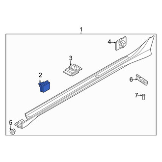 Hyundai OE - Rocker Panel Molding Clip