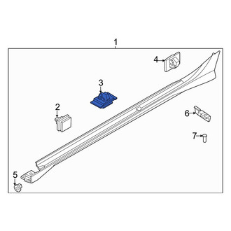 Hyundai OE - Lower Wheel Arch Molding Clip