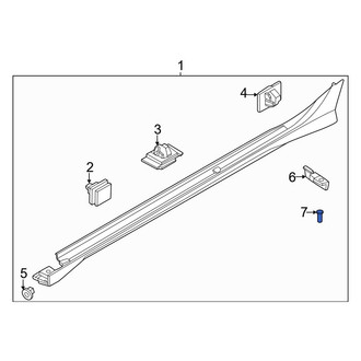 Hyundai OE - Mud Flap Rivet